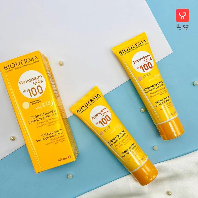 کرم ضد آفتاب رنگی بایودرما مدل Photoderm Max spf100